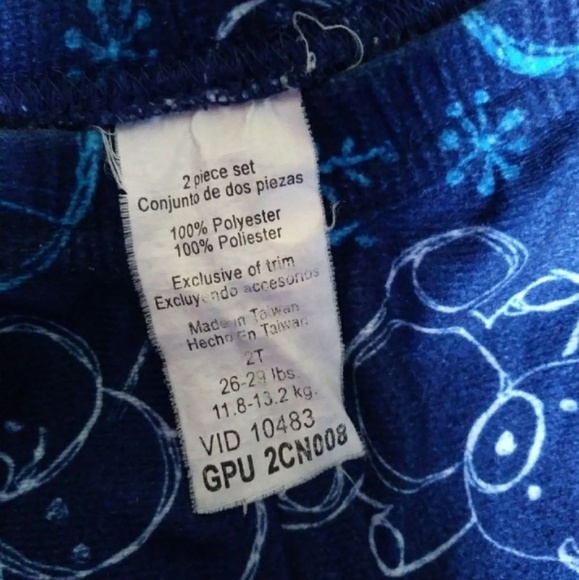 Carter's Holiday Edition Pajamas 2T - Picture 4 of 5